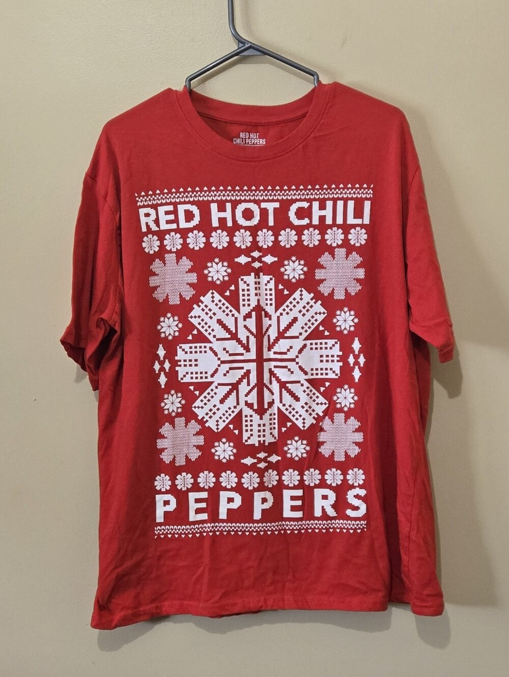 Red Hot Chili Peppers Cristmas Holisay Tshirt